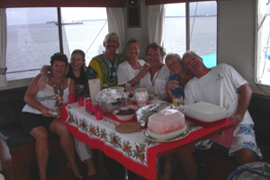 Christmas in the pilothouse